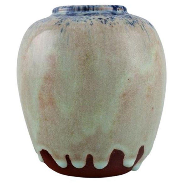 Pieter Groeneveldt, Unique Vase in Glazed Ceramics
