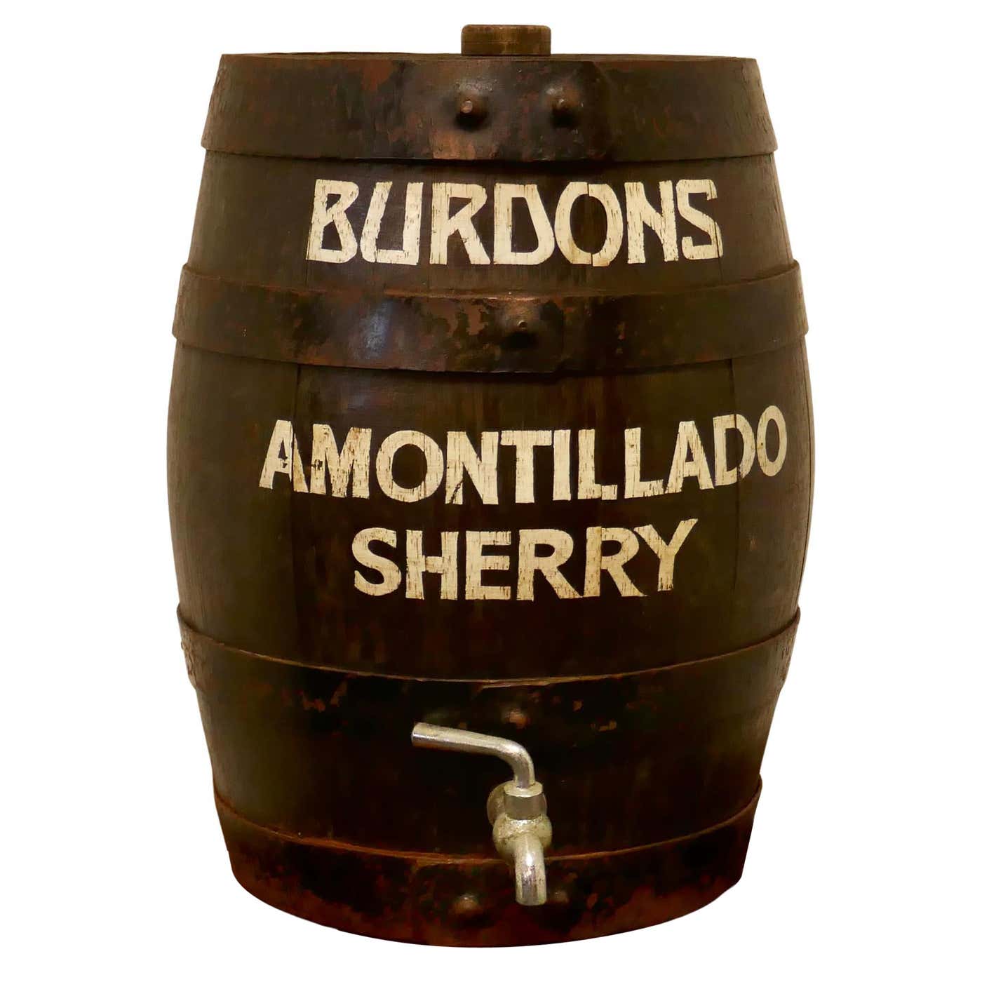 Burdons Bar Top Oak Amontillado Sherry Barrel at 1stDibs | amontillado ...