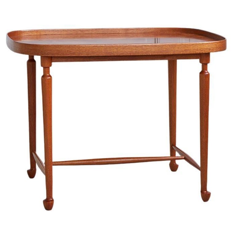 Vintage Mahogany Table Designed by Josef Frank for Svenskt Tenn, Sweden 1950's