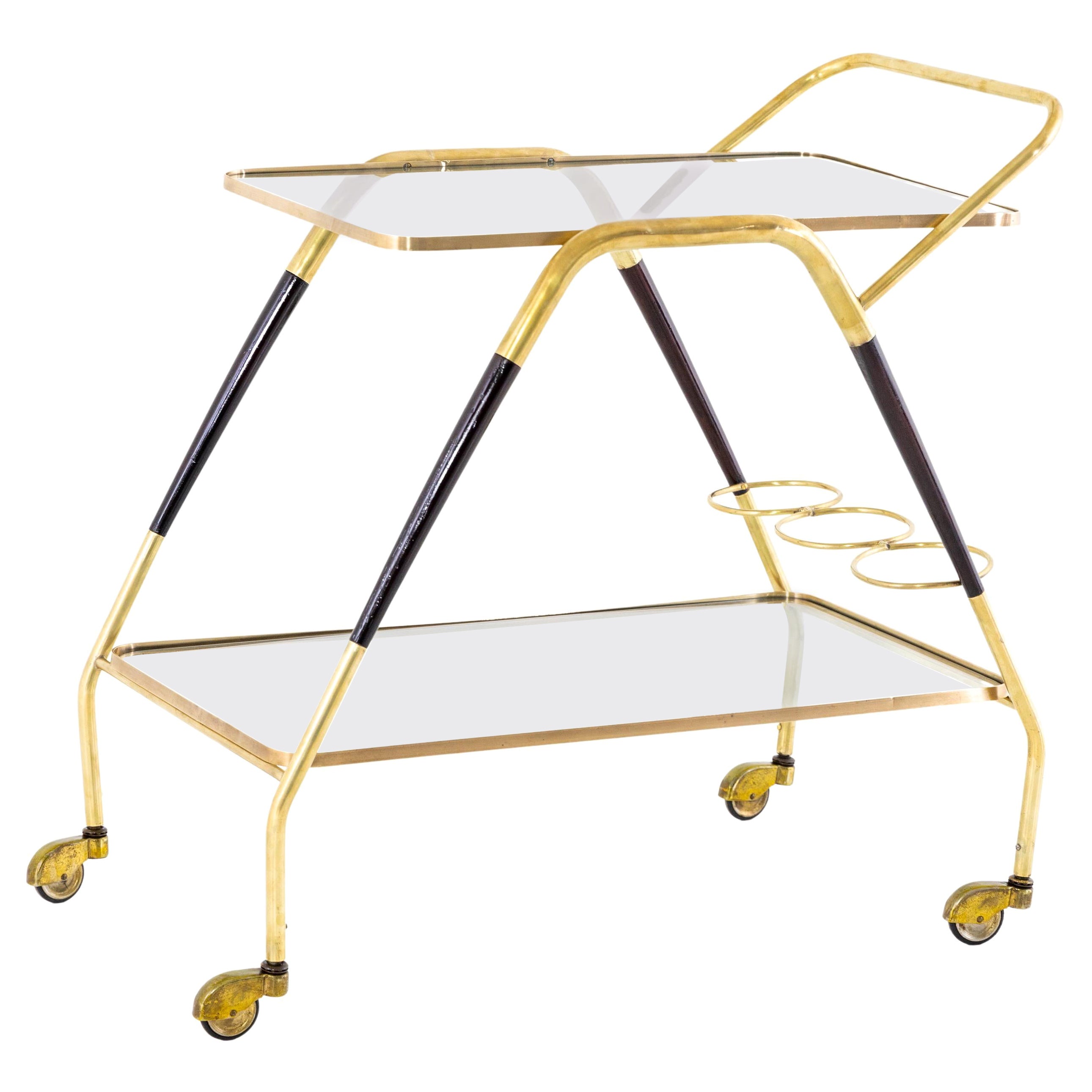 Cesare Lacca Bar Cart, Italy 1950s