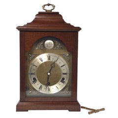 Retro Elliott of London Caddy Top Mahogany Bracket Clock