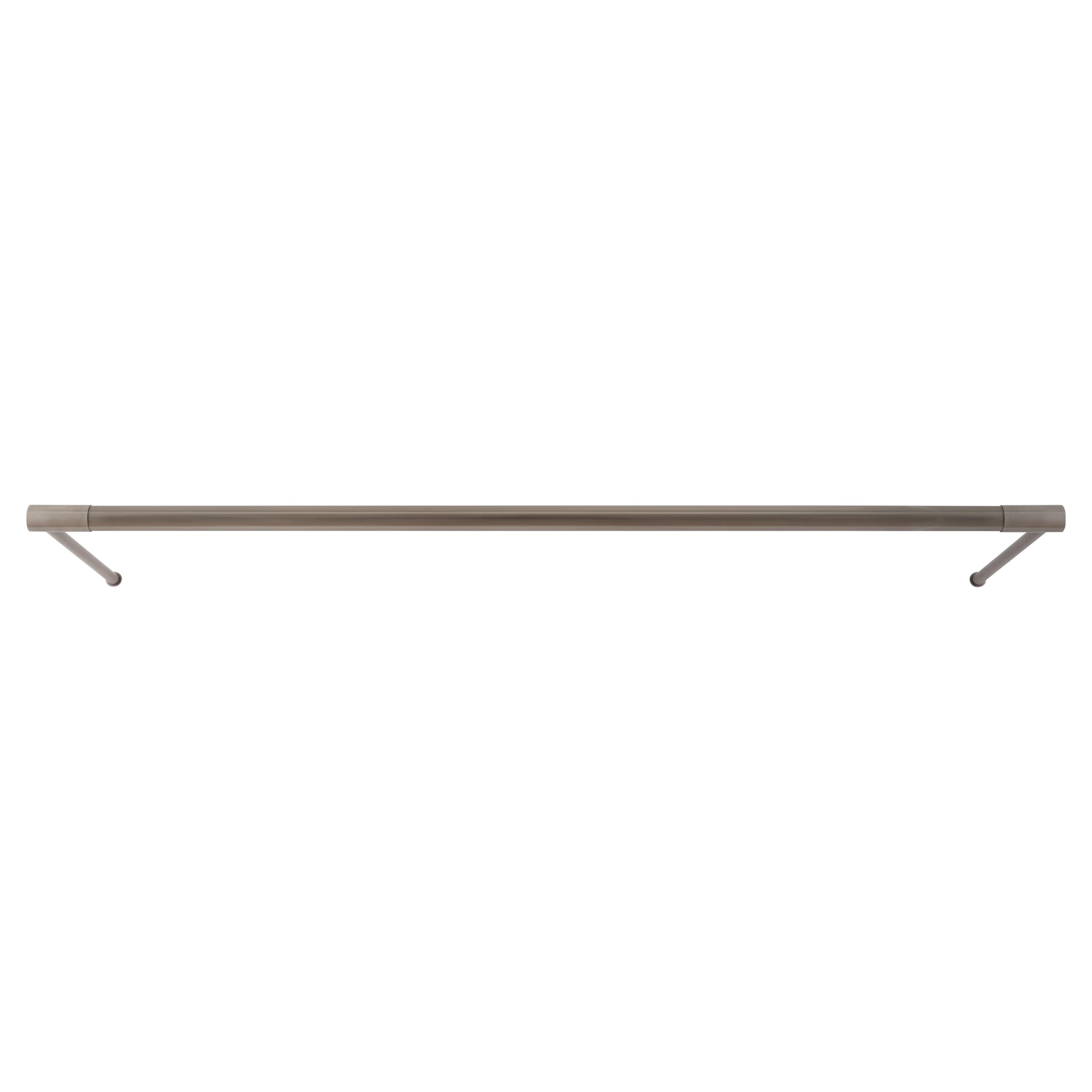 En vente : Brown (Satin Nickel) Applique lumineuse classique à LED en laiton fine et minimale, réglable, UL