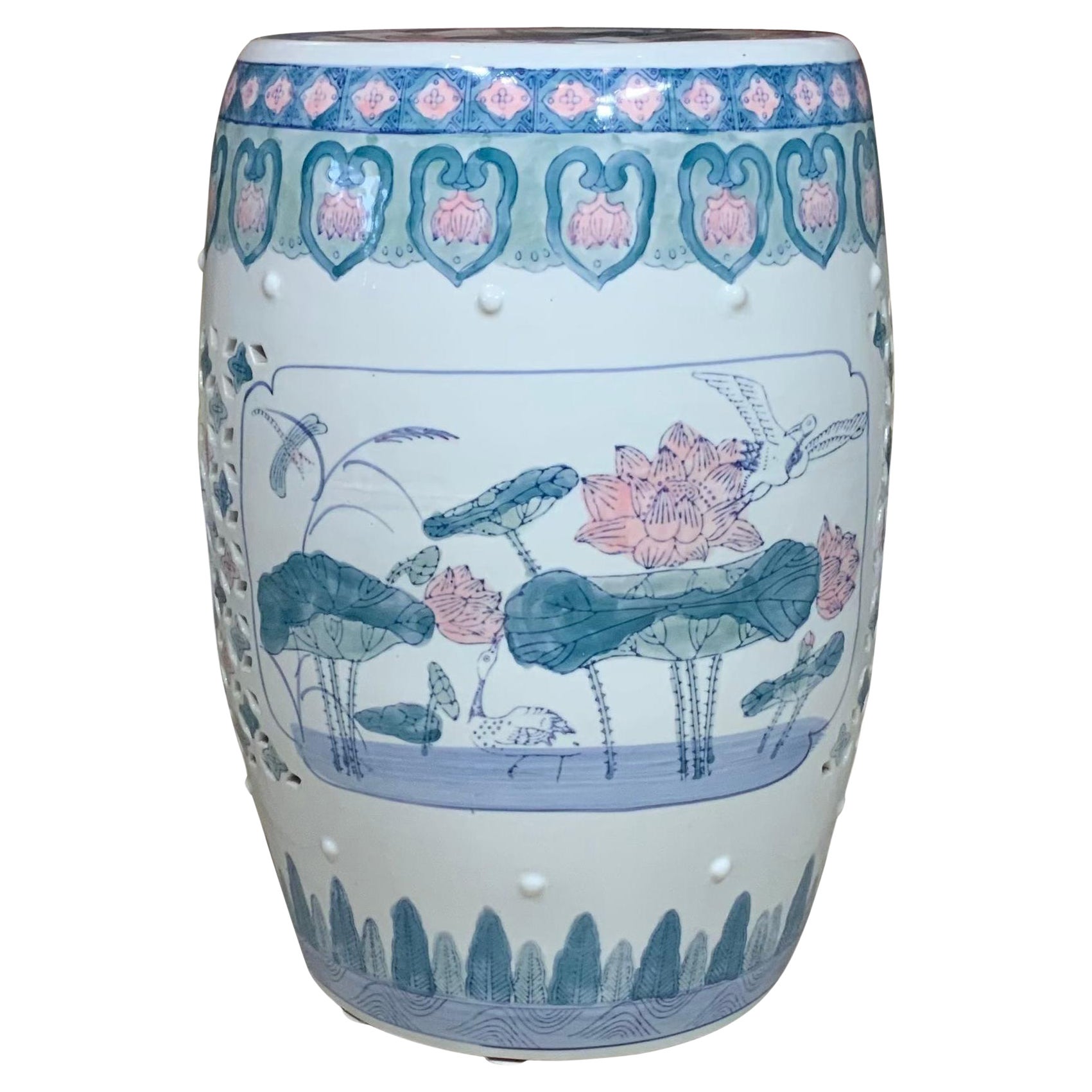 1980 Chinese Ceramic Garden Stool