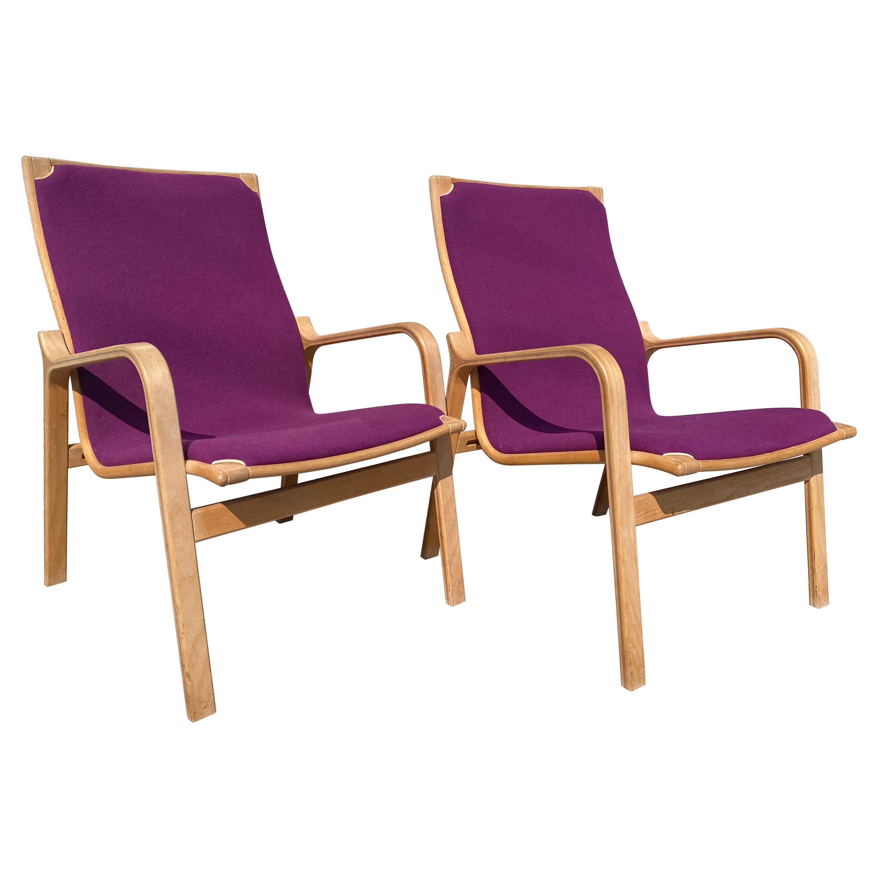Pair of Mid-Century Danish Modern Lounge Chairs