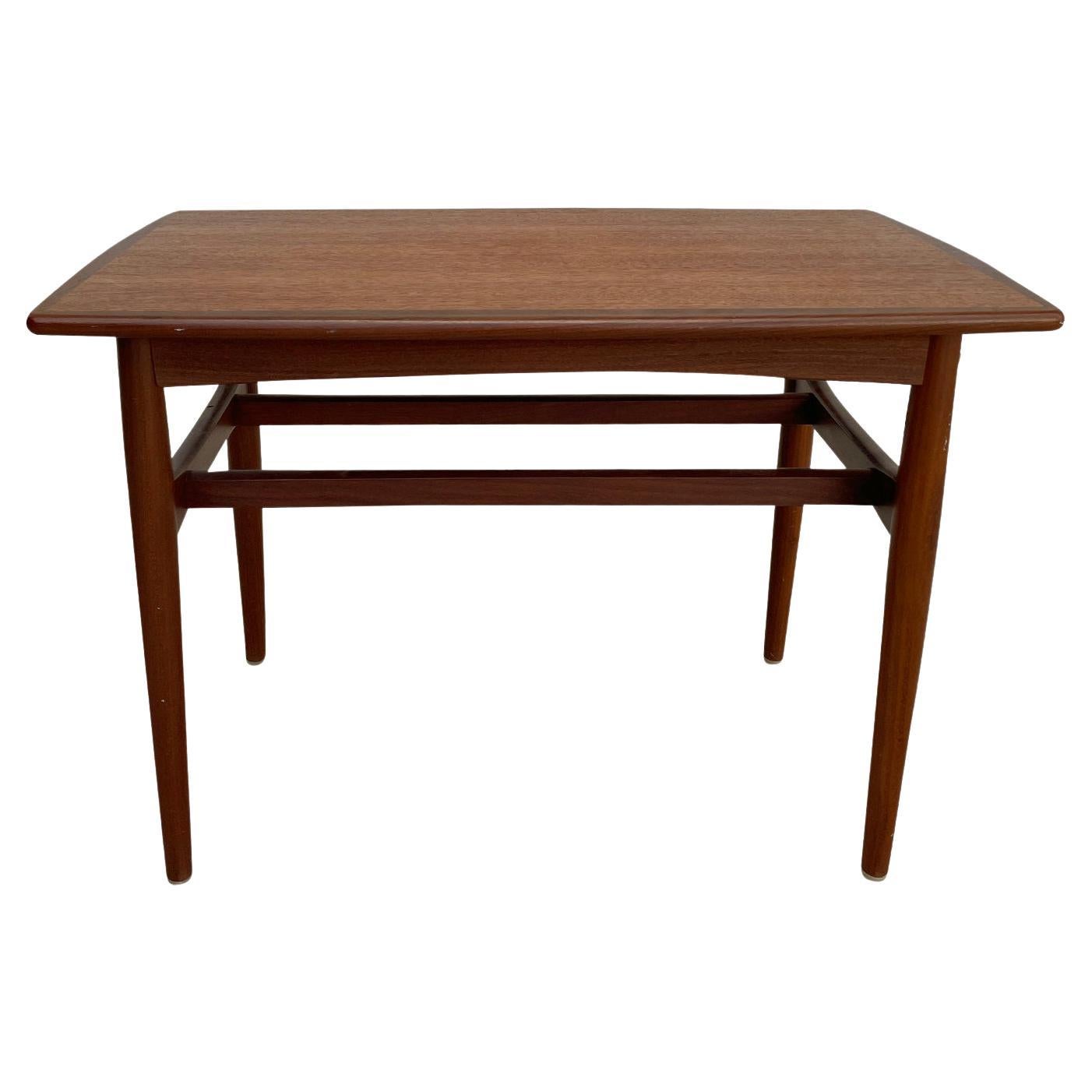 20th Century Danish Vintage Sofa Table - Scandinavian Teakwood Side Table
