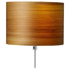 Dexter Mid-Century Modern Cypress Wood Veneer Lamp Shade