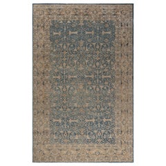Antique Persian Tabriz Handmade Wool Carpet