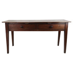 Antique English Oak Dresser Base or Side Table, 18th Century