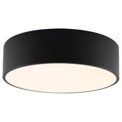 Houseof Charcoal Grey Diffuser Flush Ceiling Light with Metal