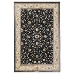 Tapis persan vintage de Tabriz pakistanais de style baroque néoclassique