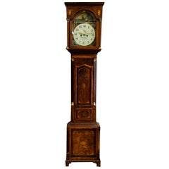 English Inlaid Grandfather Clock