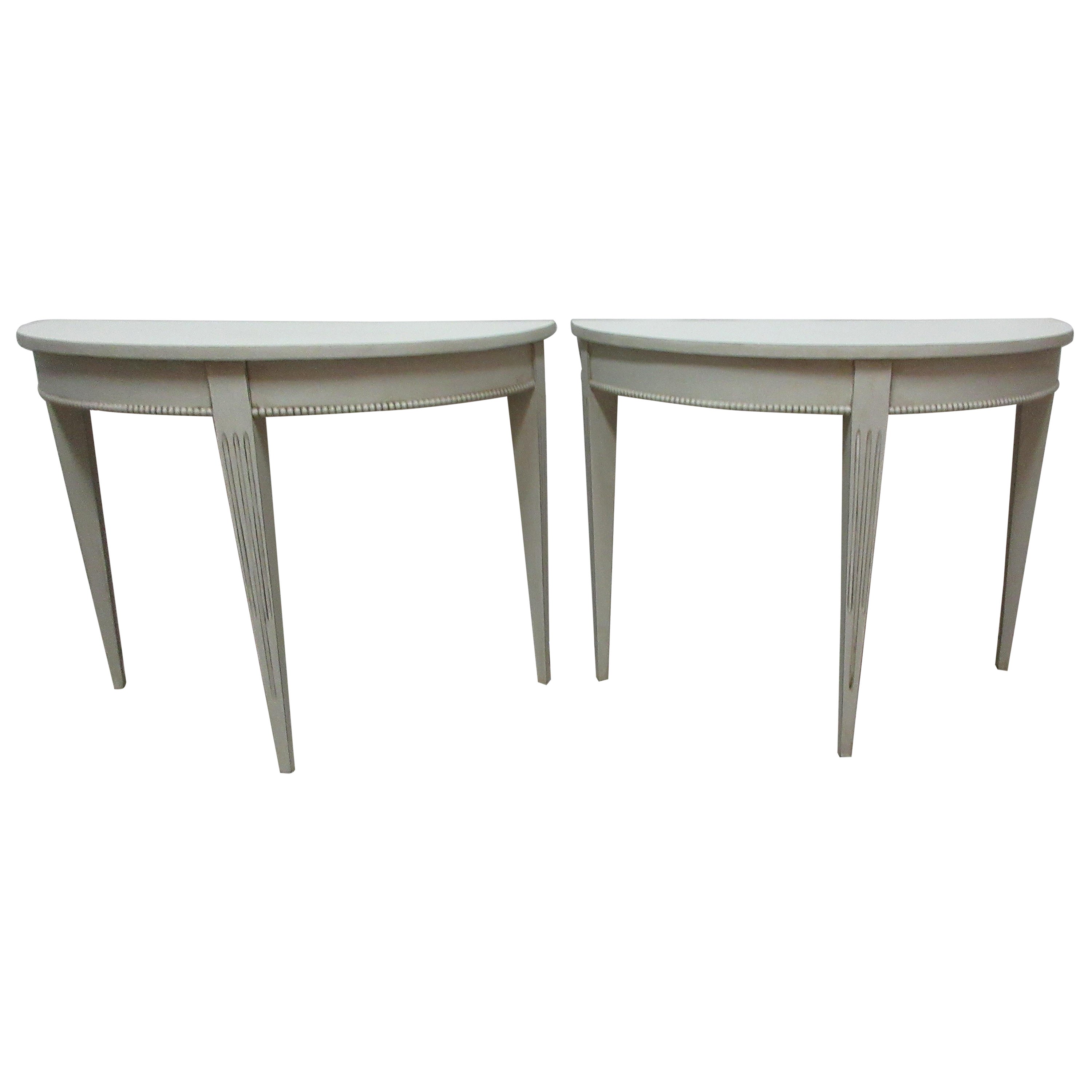 Demi-lune Table For Sale at 1stDibs