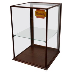 Antique Victorian Mahogany Museum / Shop Display Cabinet or Vitrine, Late 19th Century