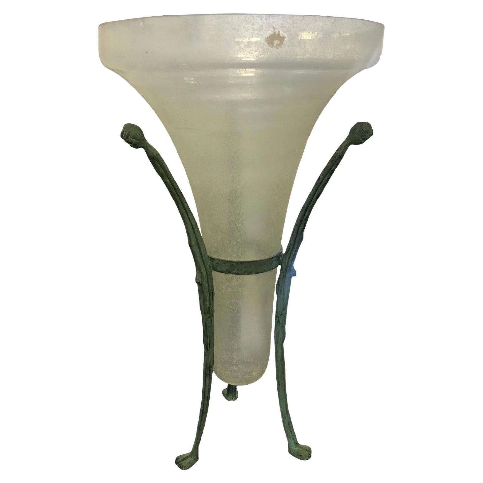 Seguso Vase Signed For Sale