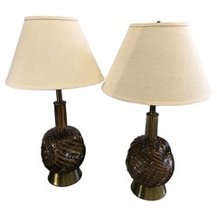 Pair Murano Lamps