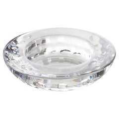 Retro Christian Dior Crystal Cigar Ashtray Bowl Dish Catchall Desk Tidy