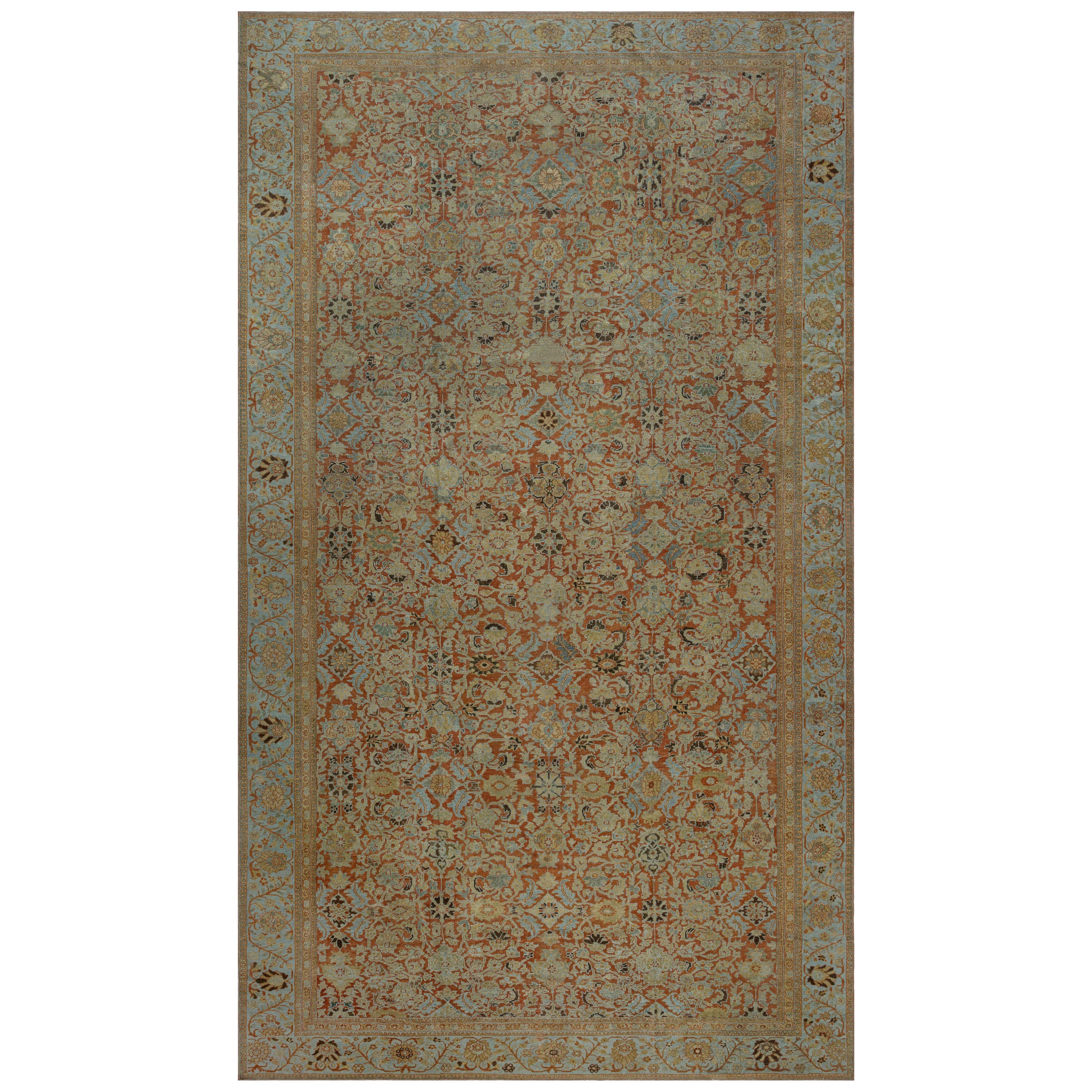 Antique Persian Sultanabad Rug For Sale
