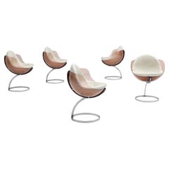 Ensemble de 5 chaises sphériques conçues par Boris Tabacoff, 1971
