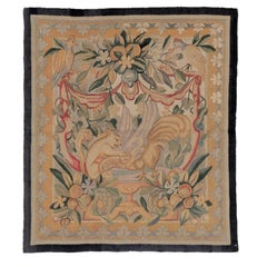 18th Century Small Fruit and Floreal Green Yellow Red Tapestry, ca 1780