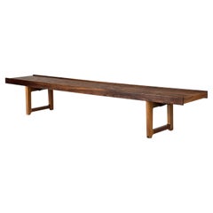 Rosewood “Krobo” Bench by Torbjørn Afdal for Bruksbo, Norway, 1960s