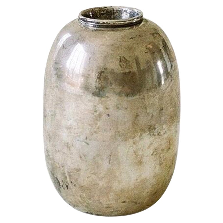 D.i.M. Patinated Silver-Plated Vase, c. 1930