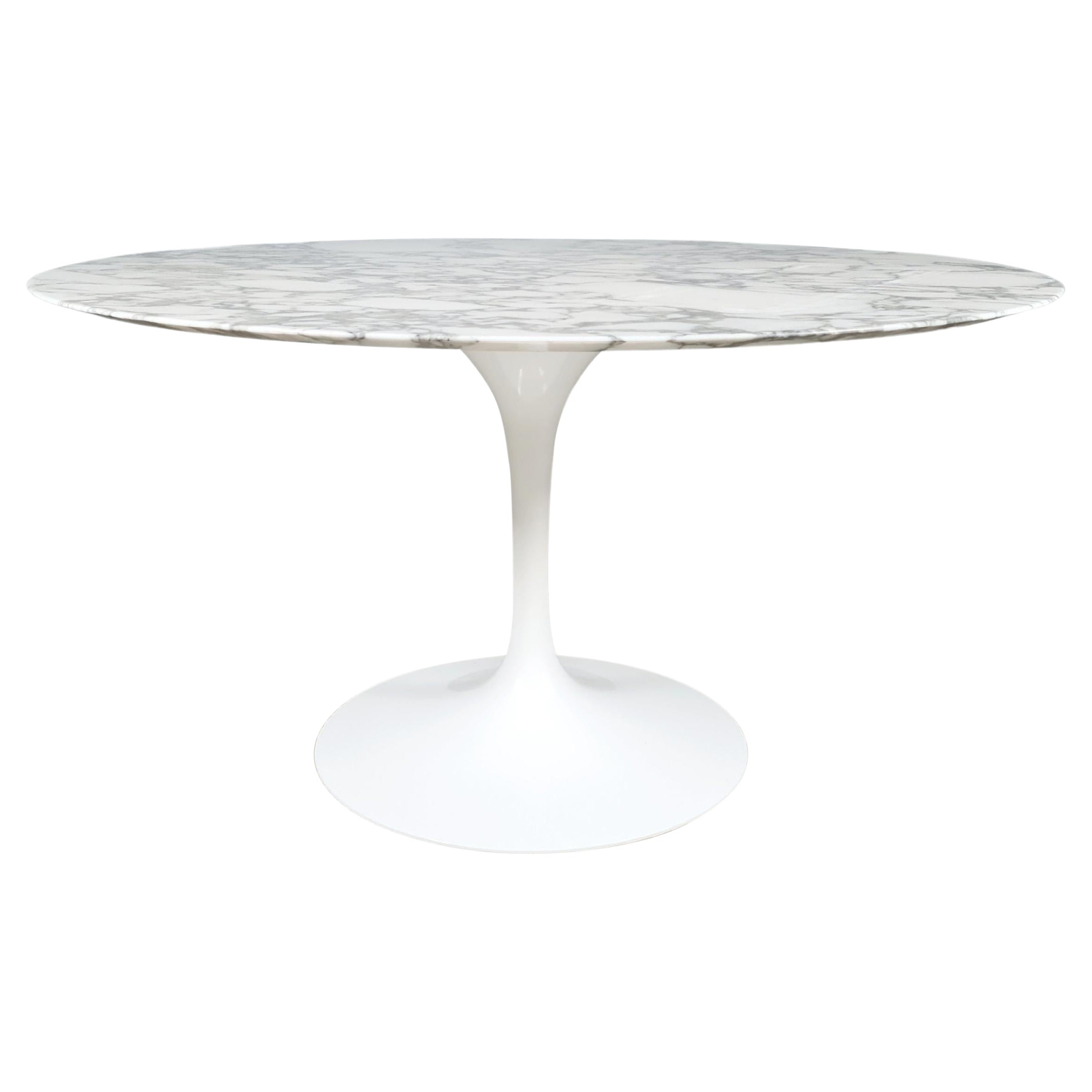 Arebescato Marble Tulip Dining Table by Eero Saarinen for Knoll International