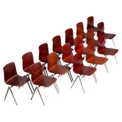 Pagholz Stacking Chairs Set of 16 Germany 1970