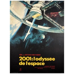 Original Vintage Film Poster 2001: A Space Odyssey Stanley Kubrick Sci-Fi Movie