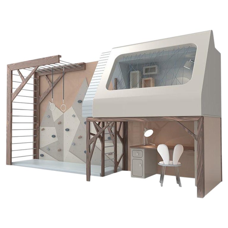 Modern Mogli Playhouse Kids Bed by Circu Magical Furniture For Sale