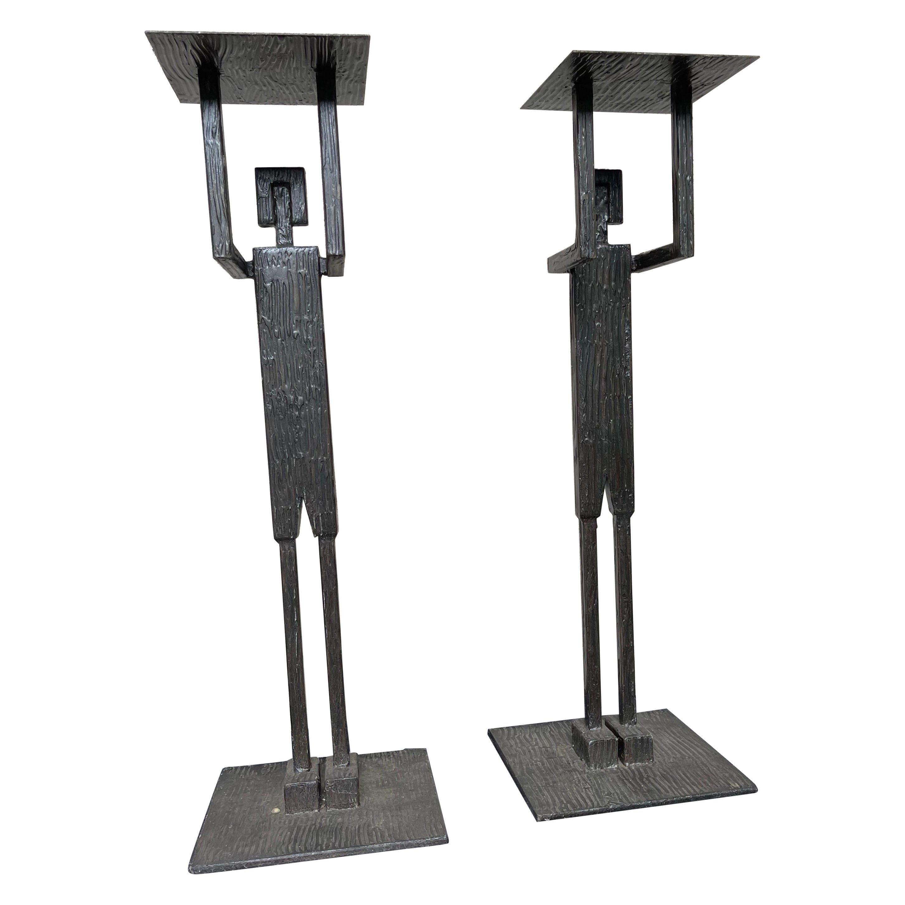 Pair of Unsual Characters Stands