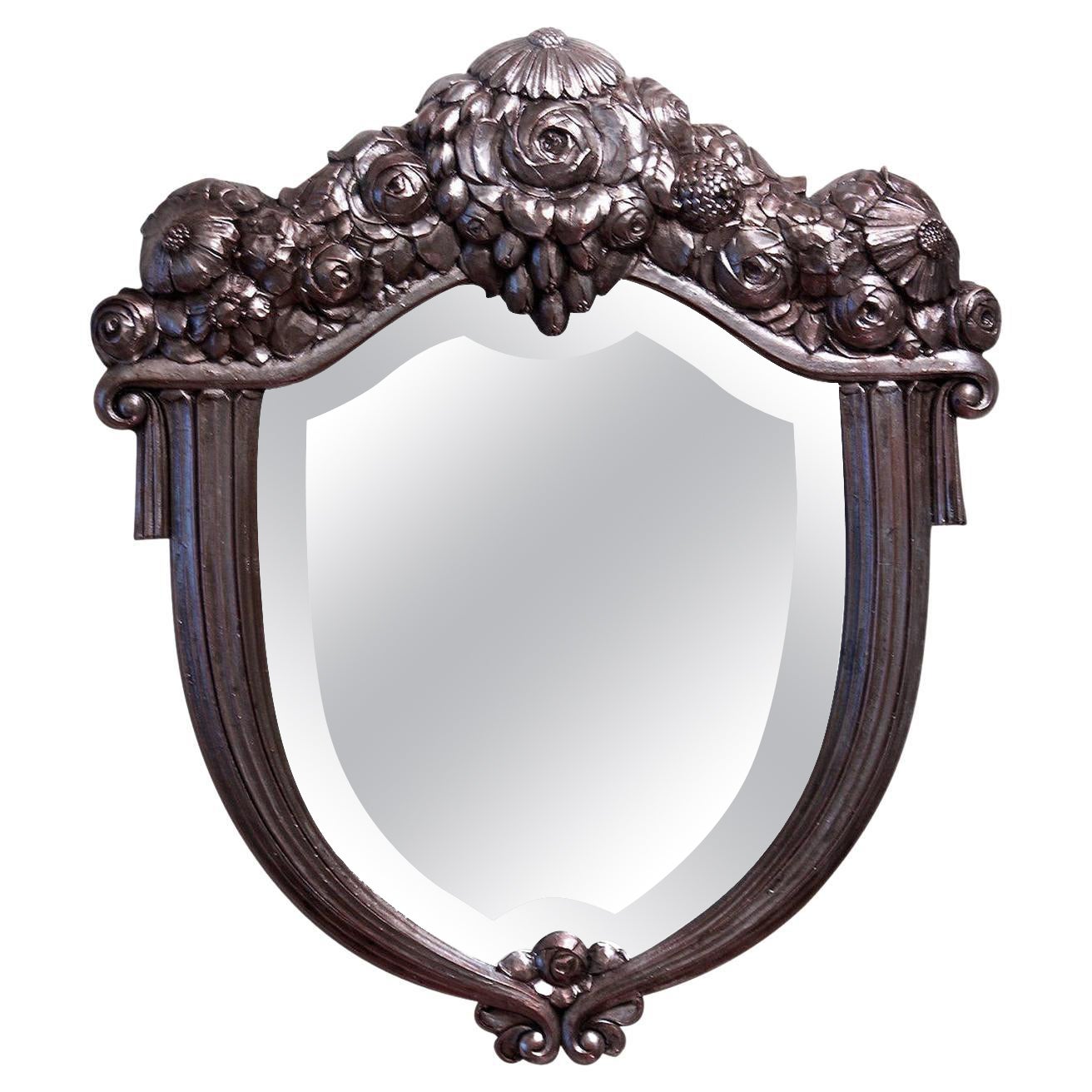 Paul Follot Wall Mirror For Sale