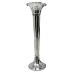 Petite Estate American "Garden Silver Co." Sterling Silver Trumpet Vase