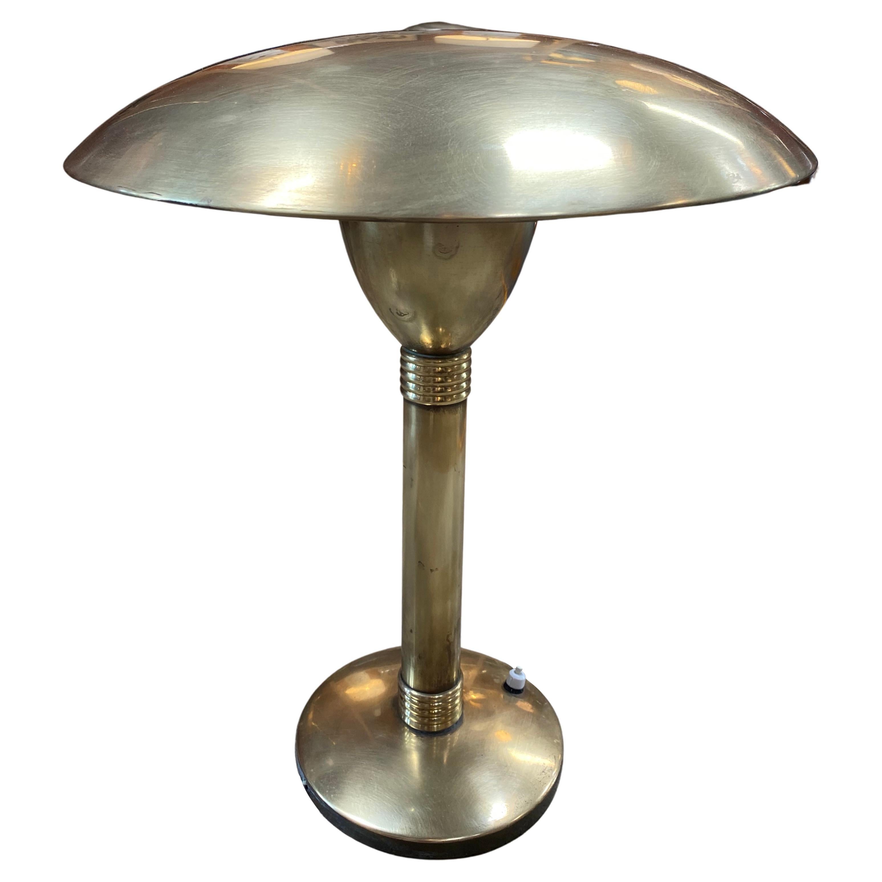 Italian Brass Table Lamp