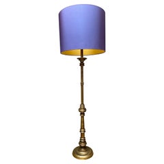 Italian Gaetano Sciolari Brass Floor Lamp