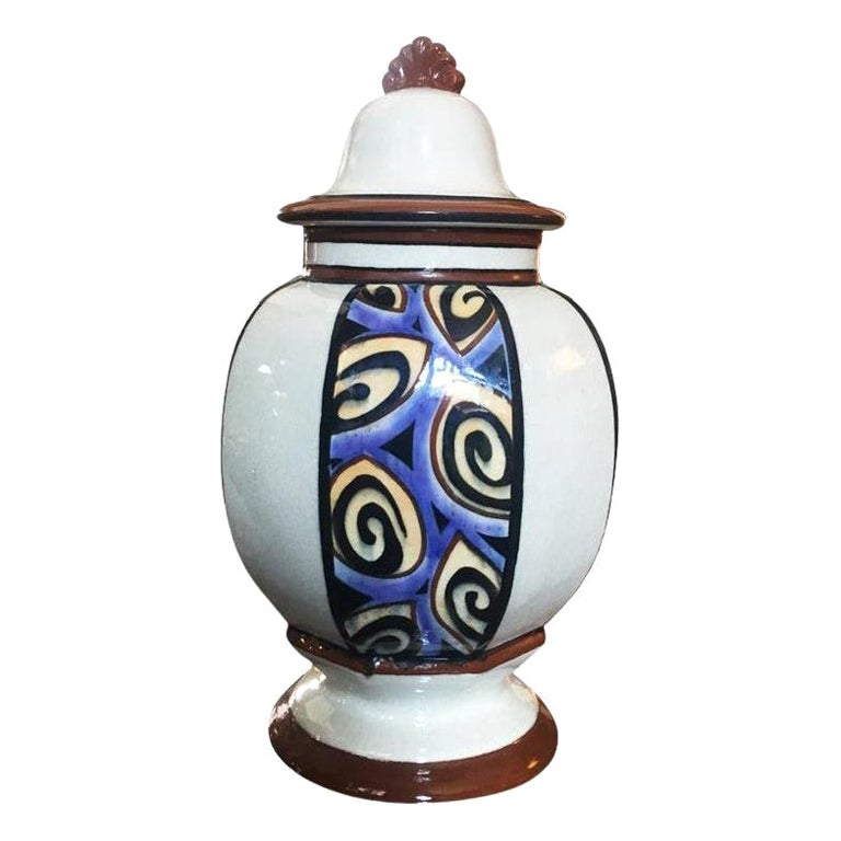 French Art Deco Vase, 1930s For Sale