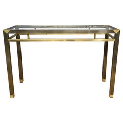 French Brass Console Table