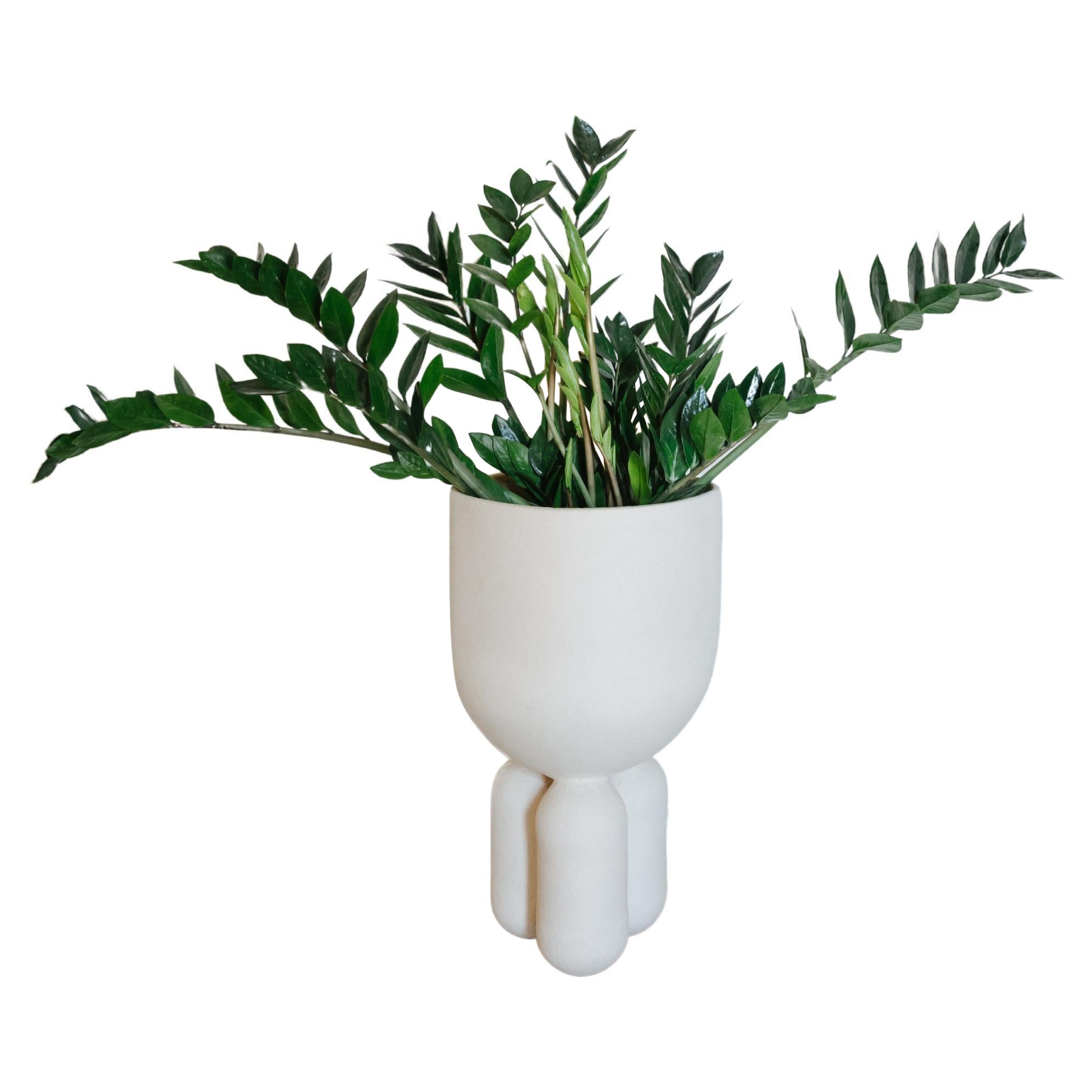 Planter Clay Vase 30 by Lisa Allegra