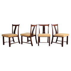 Four Dining Chairs by Edward Wormley for Dunbar