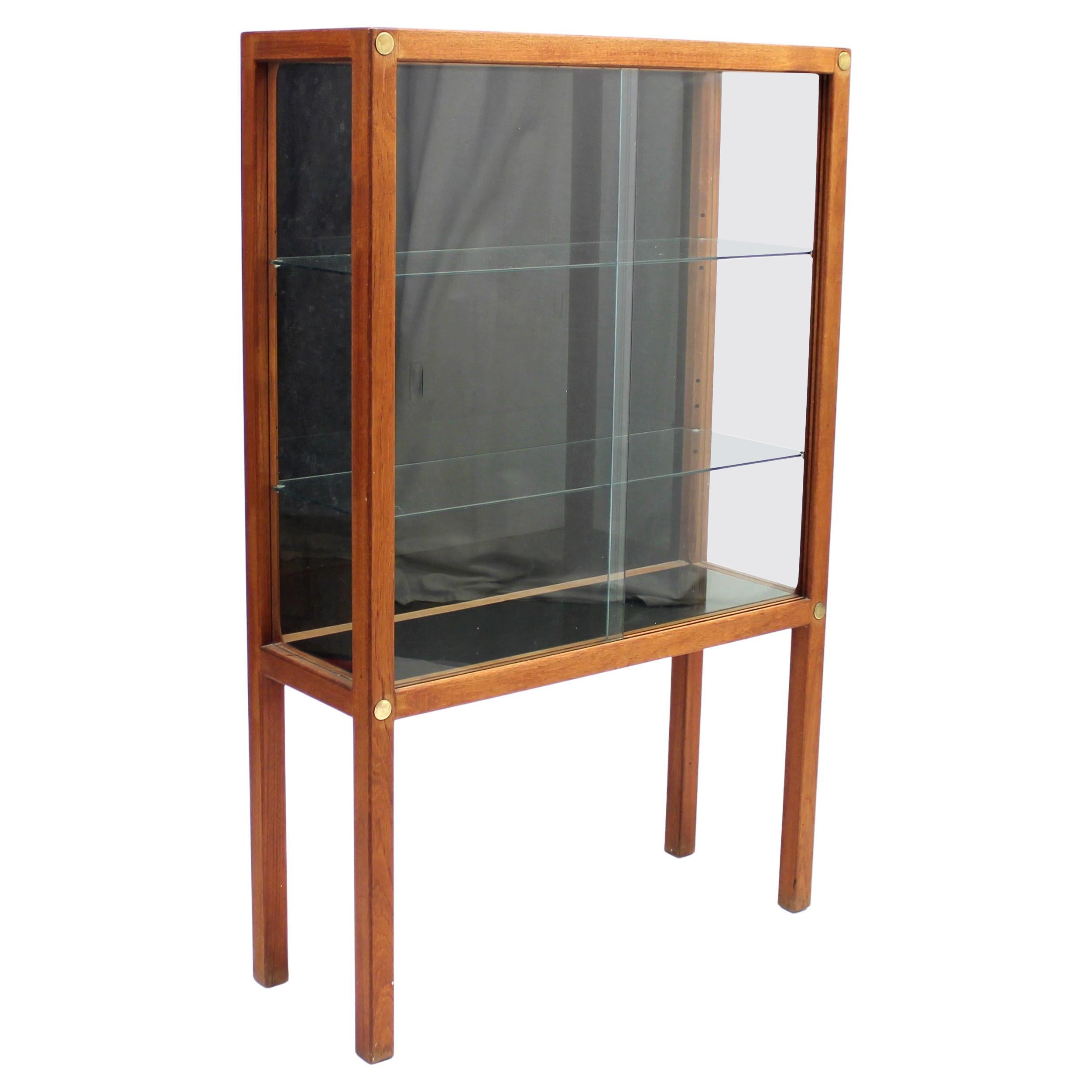 Carl Gustaf Hiort Af Ornäs, Teak Vitrine Display Cabinet, 1950s