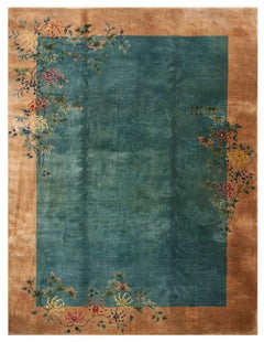 Chinesischer Art-Déco-Teppich aus den 1920er Jahren ( 8' 10" x 11'6" - 270 x 350 cm)