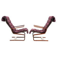 Early Westnofa Lounge Chairs Attributed to Adolf Relling