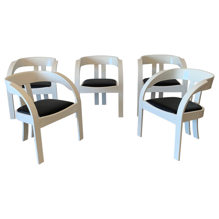 Model Elisa Dining Chairs by Giovanni Battista Bassi for Poltronova, 1964 For Sale