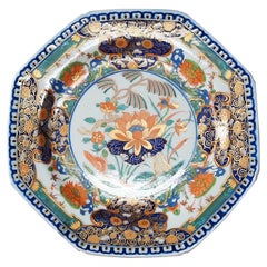 Derby Octagonal Plate, Similar to the Lowther Castle Service, c.1810