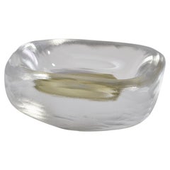 Ice Glass Bowl in Hand-Chiseled Glass by Vicke Lindstrand