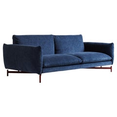 Kom Blaues Sofa von Angeletti Ruzza