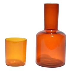 Amber Bedside Carafe Set