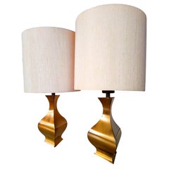 Vintage Pair of table lamps design A. Montagna Grillo A. Tonello for High Society, 1970s