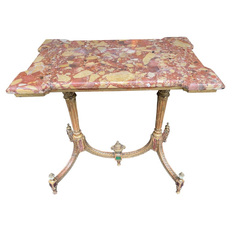 Museum Louis XVI Coffee Table / Side Table, Russia Around 1790, Gold ...