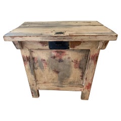 One of a Kind Distressed Painted Chest Credenza