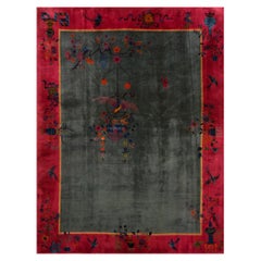 Chinesischer Art-Déco-Teppich aus den 1920er Jahren (  8'10'' x 11'6'' - 270 x 350 )